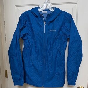 Columbia boys hooded rain coat